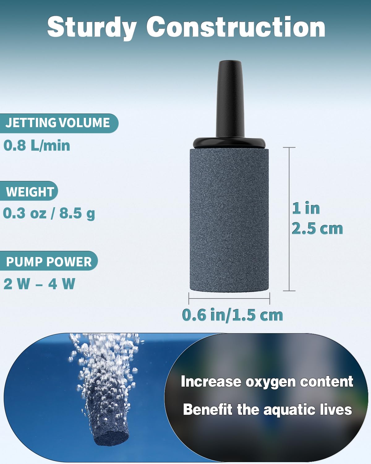 Pawfly air stone soak-before-use guide helps ensure proper operation.