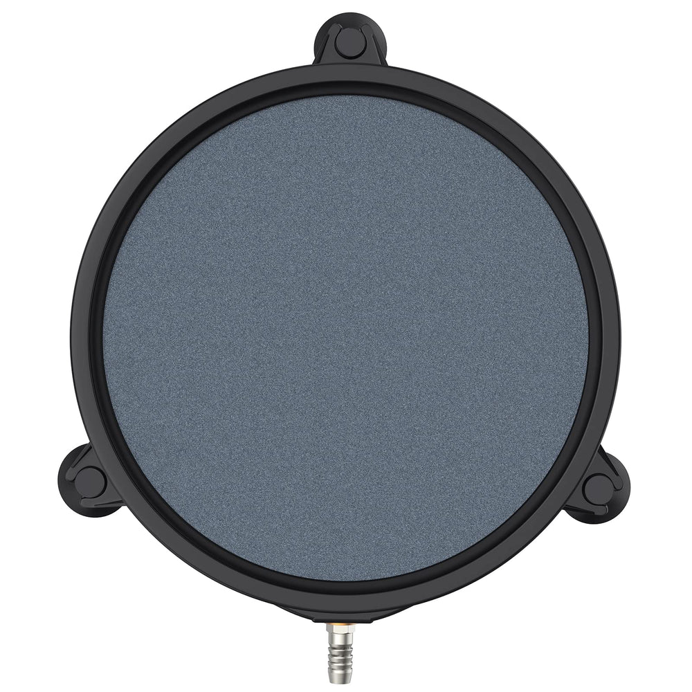 Pawfly 8-inch air stone disc delivering dense bubbles for aquarium aeration.