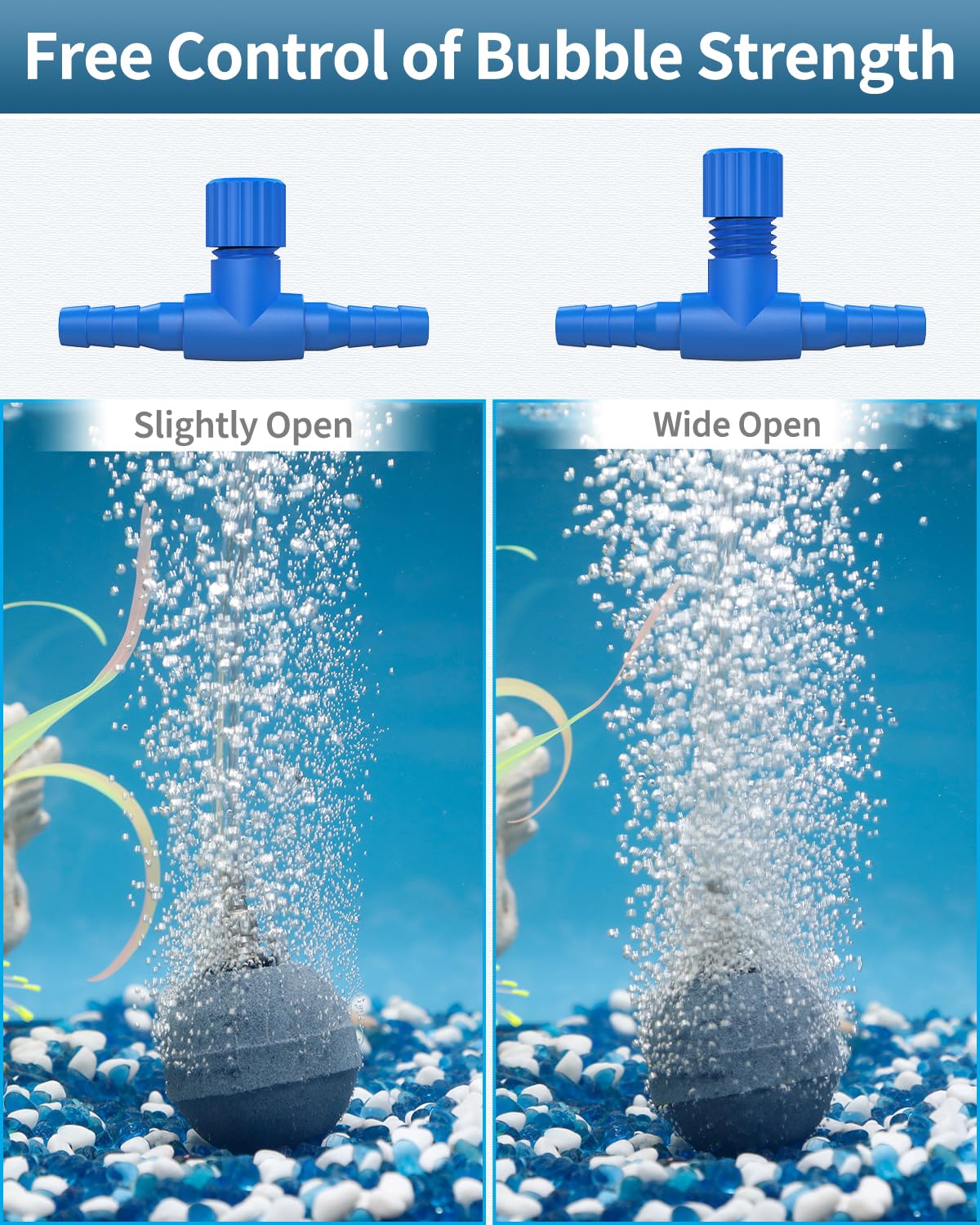 Pawfly valve with 3/16 ID tubing confirms compact dimensions for tight spaces