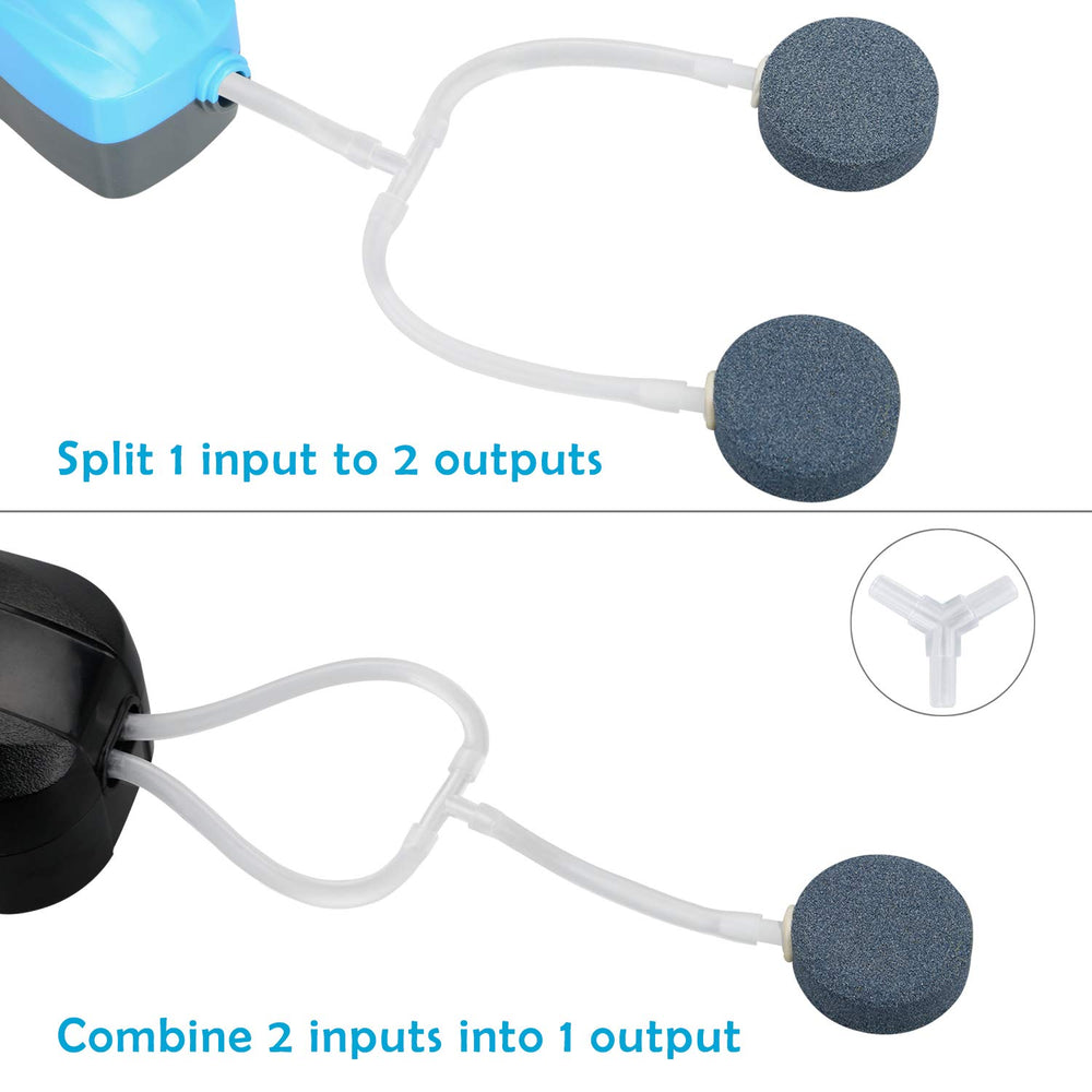 Pawfly connectors in use during an aquarium pump setup demo.