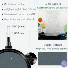 Pawfly mineral-material diffuser offers safe composition ideal for fish and plants.