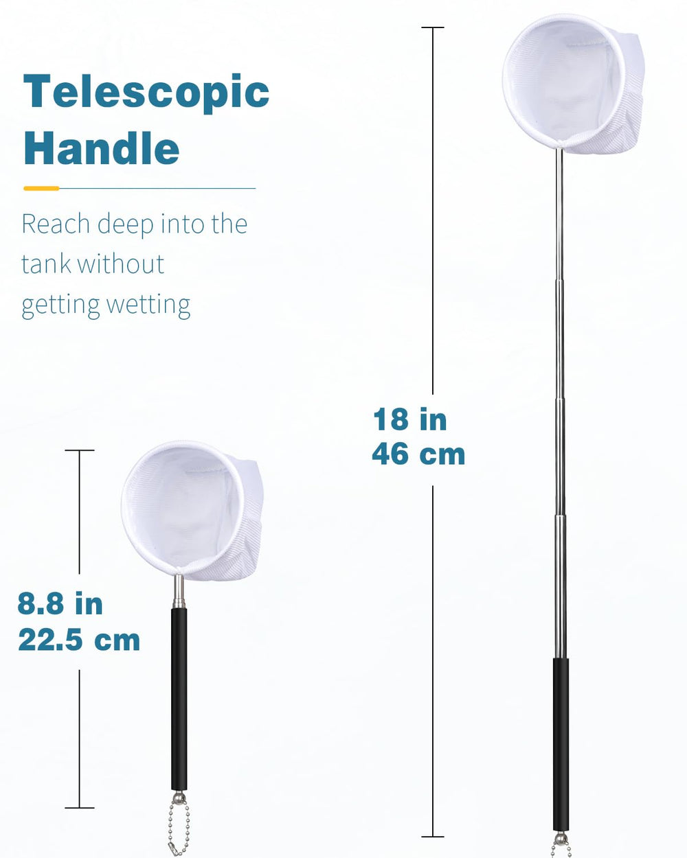Pawfly debris-skim use shows it removing leftovers in small tanks