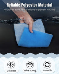Pawfly filter floss roll in use in a tank demonstrates gentle water flow