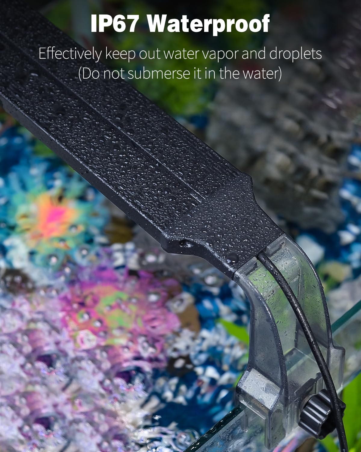 Pawfly aquarium LED light in 24 7 natural mode simulating sunrise to moonlight