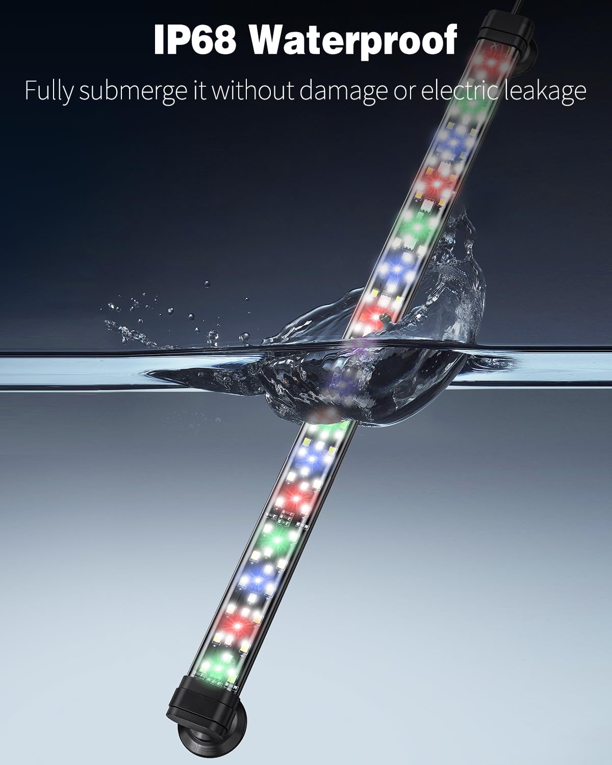 Pawfly aquarium LED light includes ETL-certified adapter for safe, reliable power.