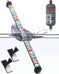 Pawfly aquarium LED light full-spectrum close-up highlights true fish colors for vibrant viewing.
