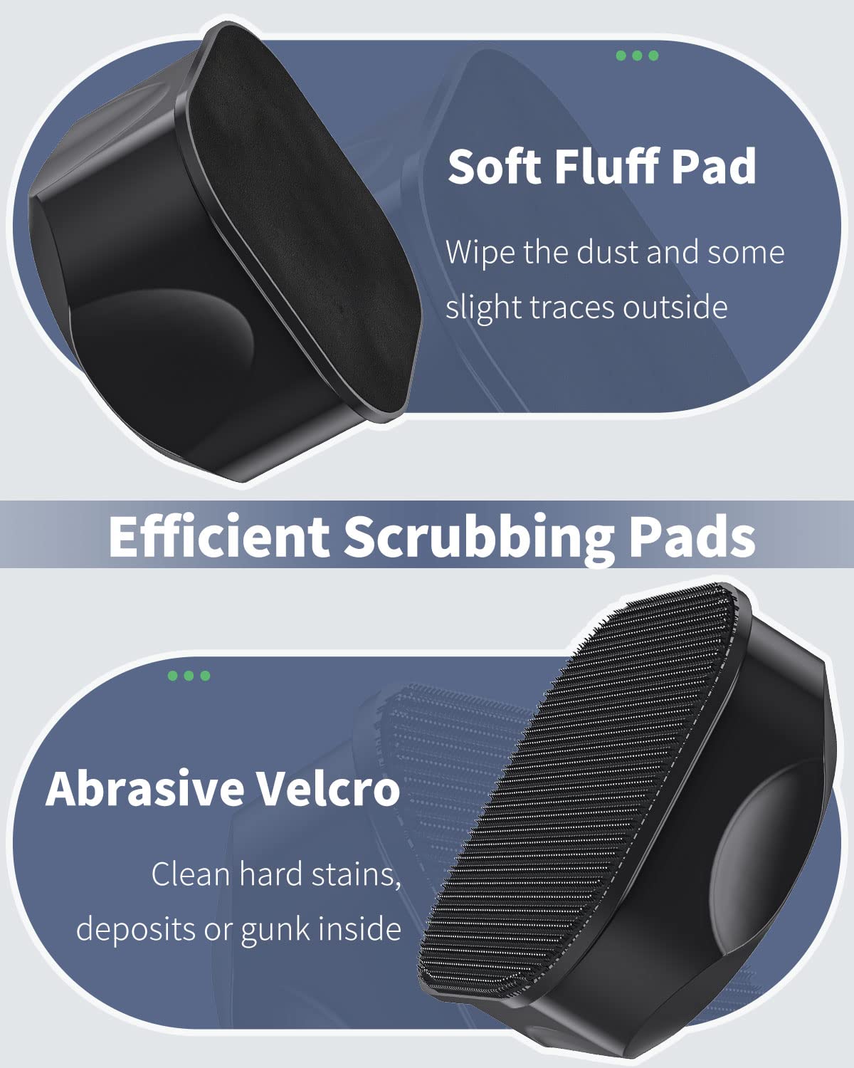 Pawfly aquarium magnetic brush compact-design showcases space-saving storage