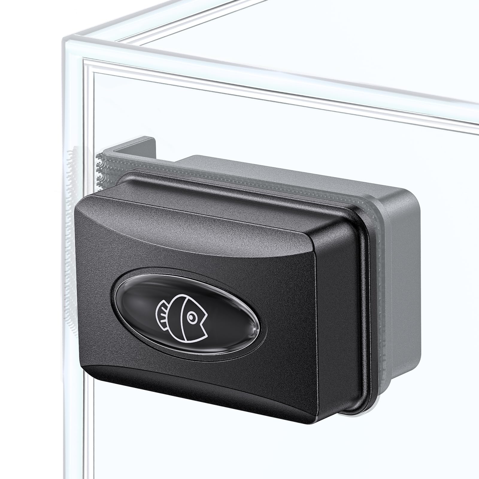 Pawfly Aquarium Magnetic Brush front view showing compact 10-gallon tank cleaning capability.