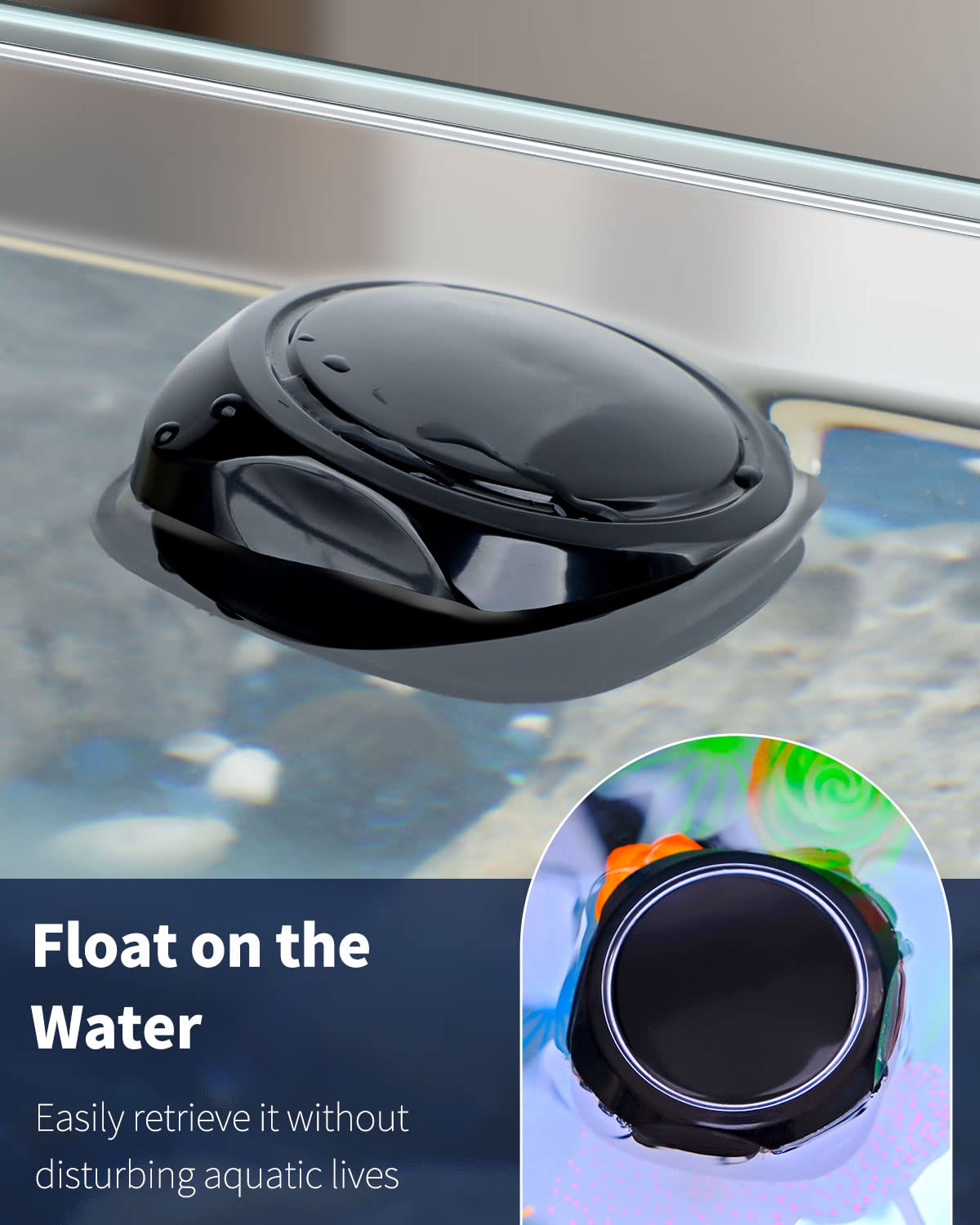 Pawfly aquarium magnetic brush non-slip-handle emphasizes comfortable grip during use