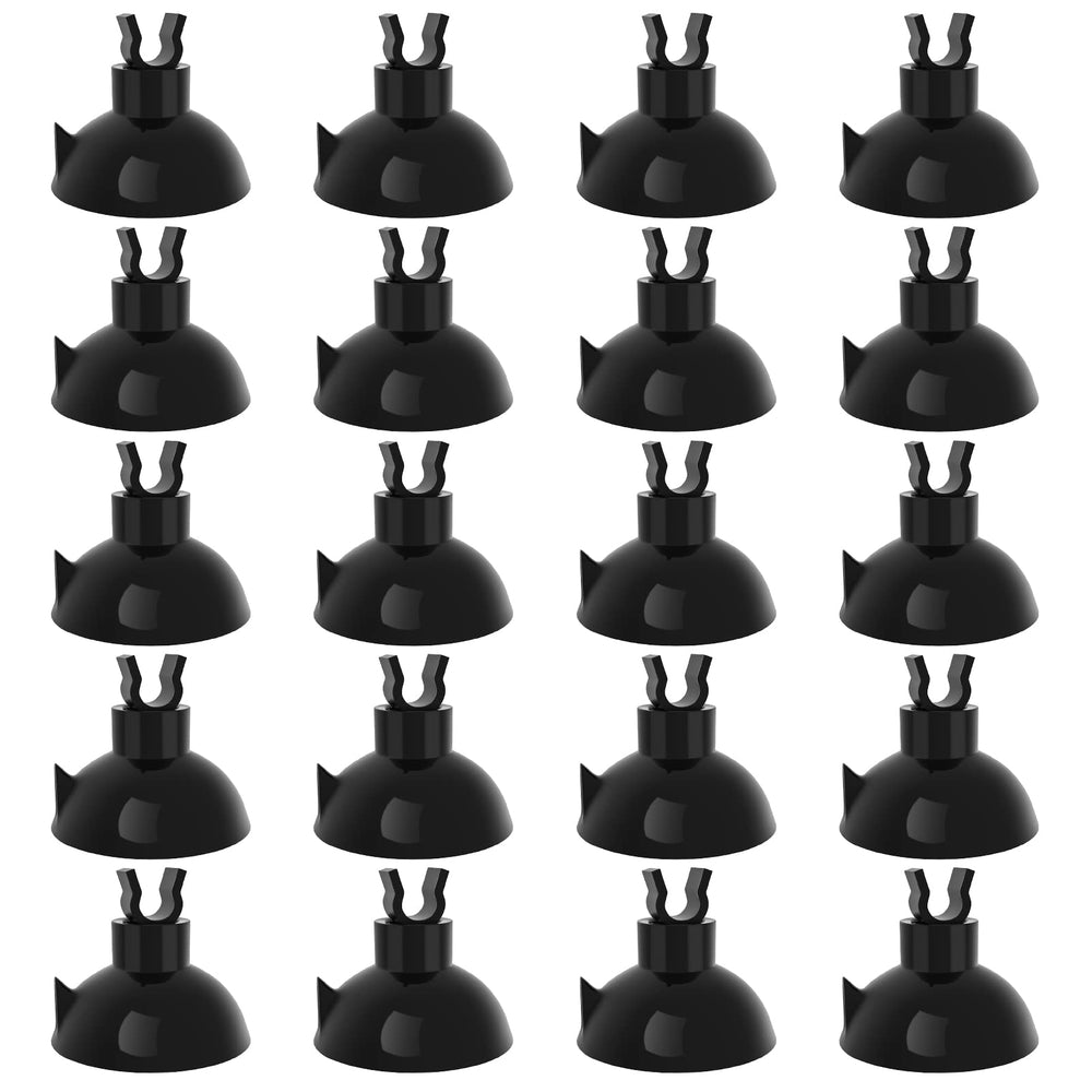 Pawfly aquarium suction cup clip tubing keeps tubing neatly in place for stable aeration.