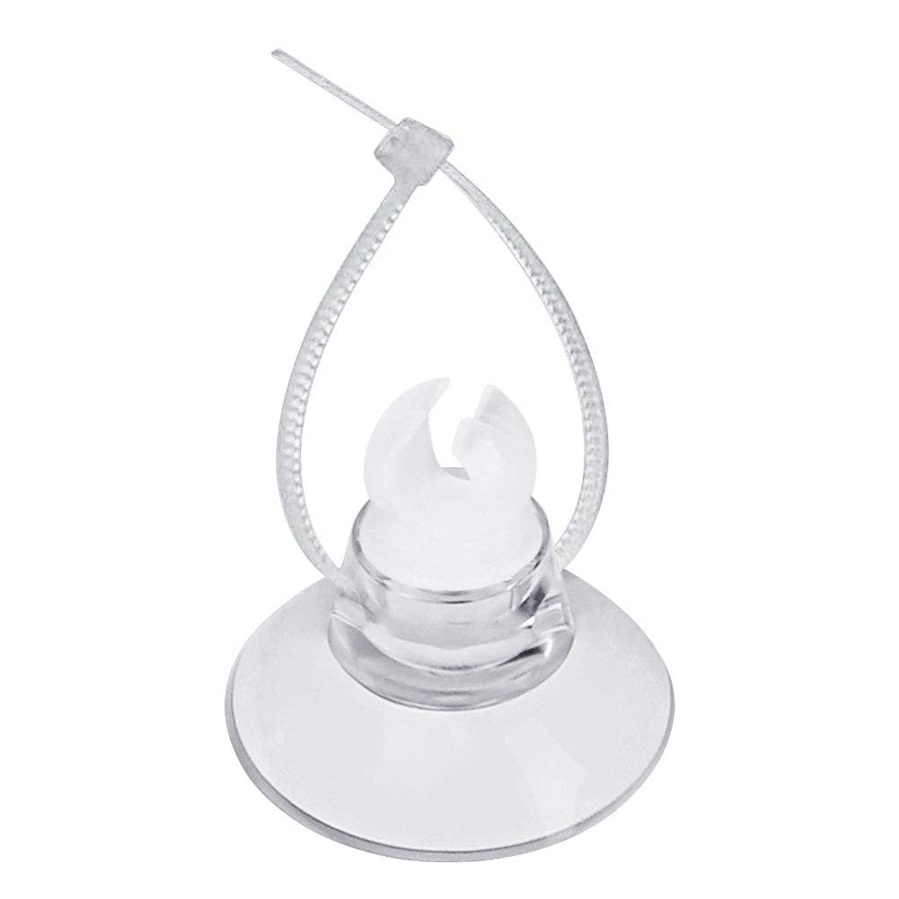 Pawfly aquarium suction cups with clips secure smooth tank surfaces for stable setups