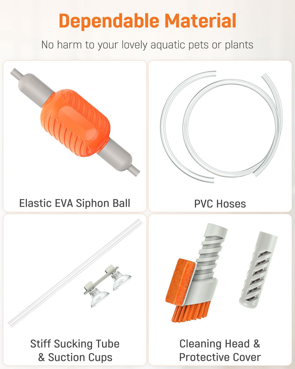 Pawfly cleaning head with brush and pad for scrubbing