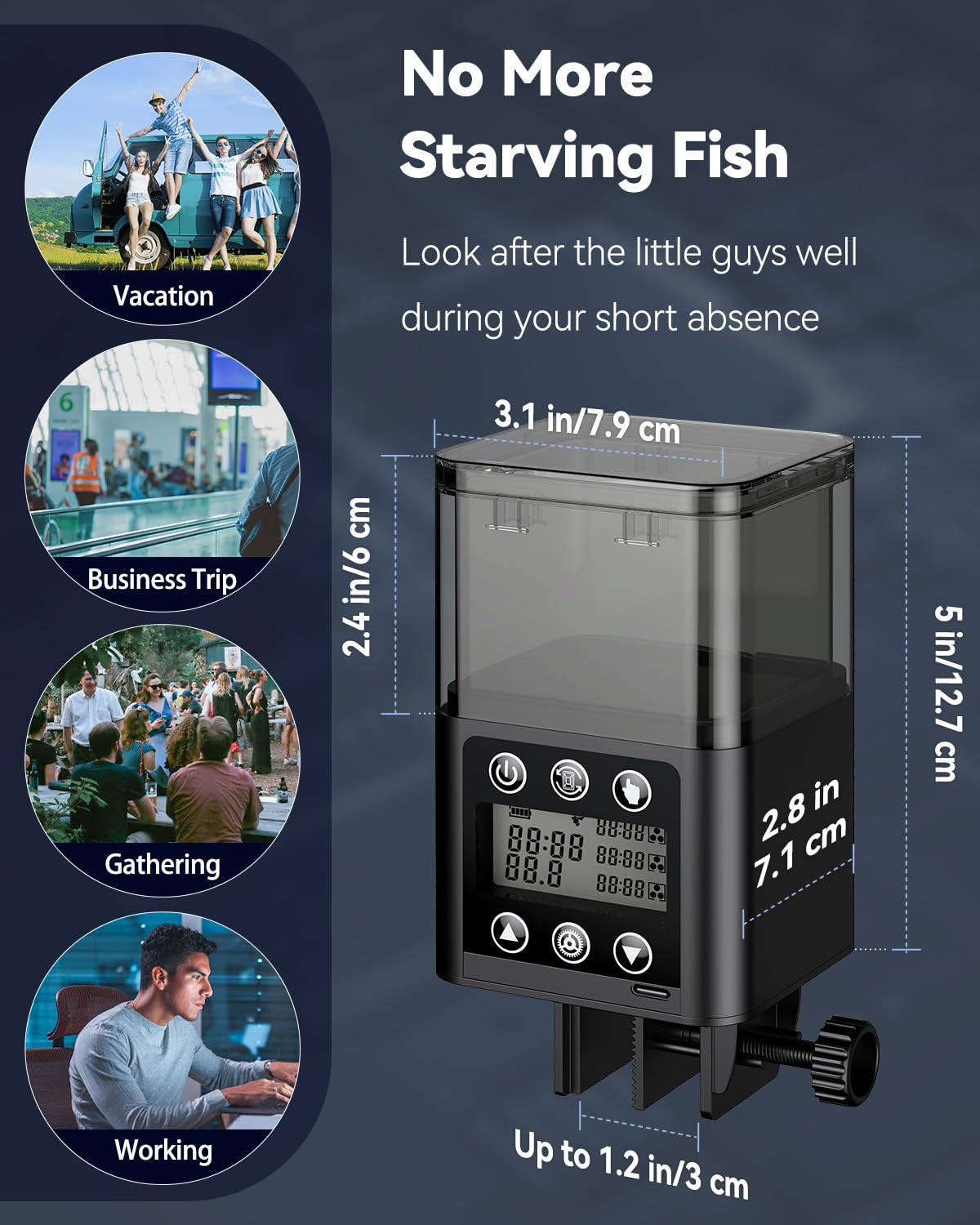 Pawfly vacation-use friendly feeder helps feed fish during trips