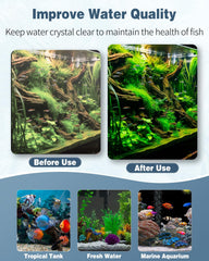 Pawfly bio sponge promotes beneficial bacteria growth for cleaner water.
