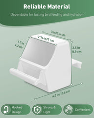 Pawfly half-open cover design reduces spill during feeding and drinking.
