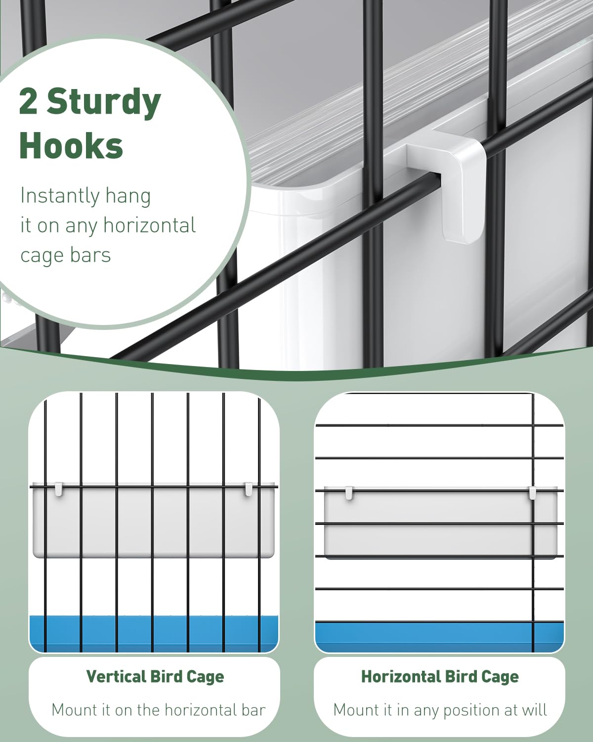 Pawfly feeder ideal for small birds like parakeets and canaries.