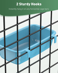 Pawfly blue-pink 6pack setup illustrates versatile pet feeding solution.