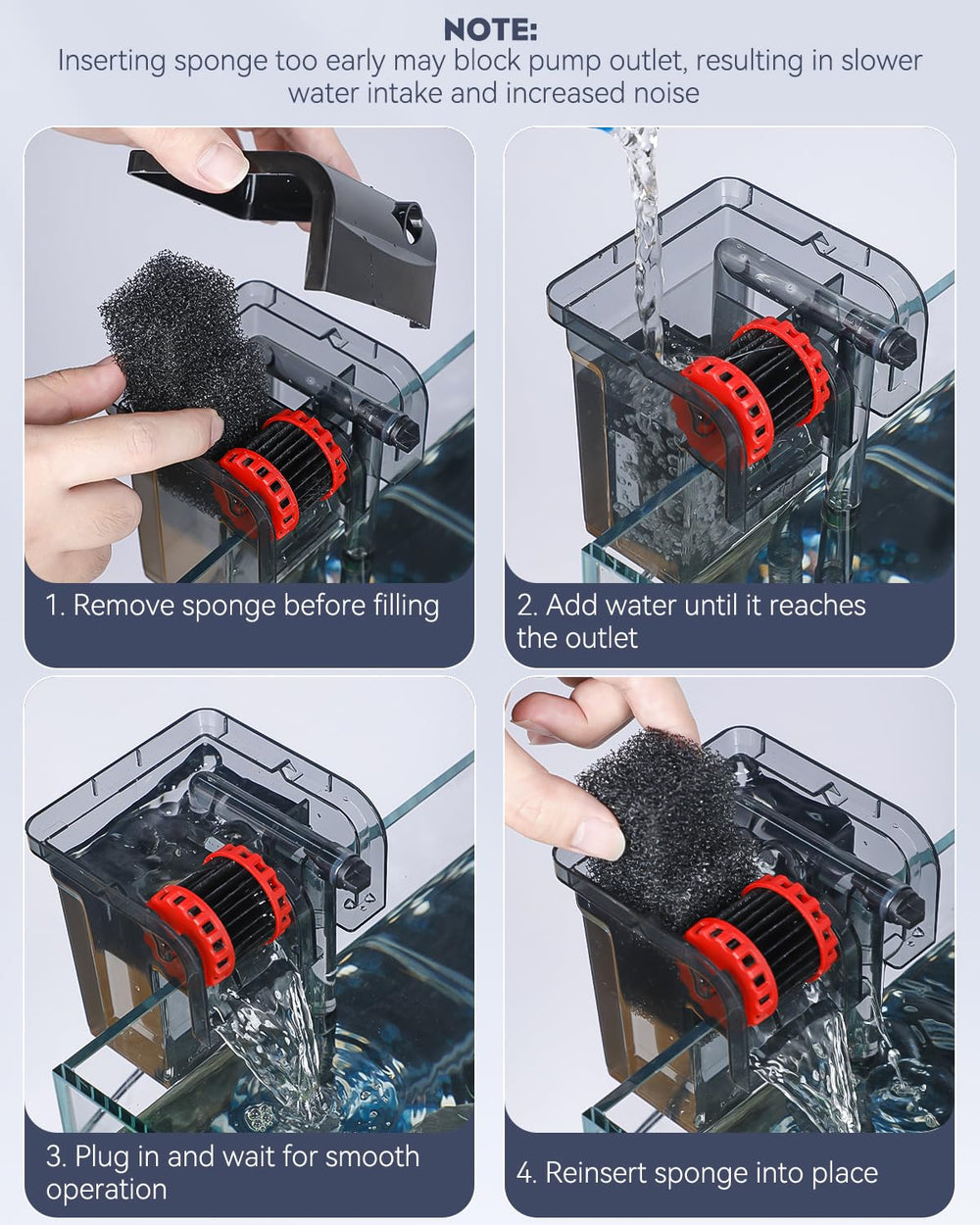 Pawfly compact-dimensions slim-profile filter fits small tanks neatly.