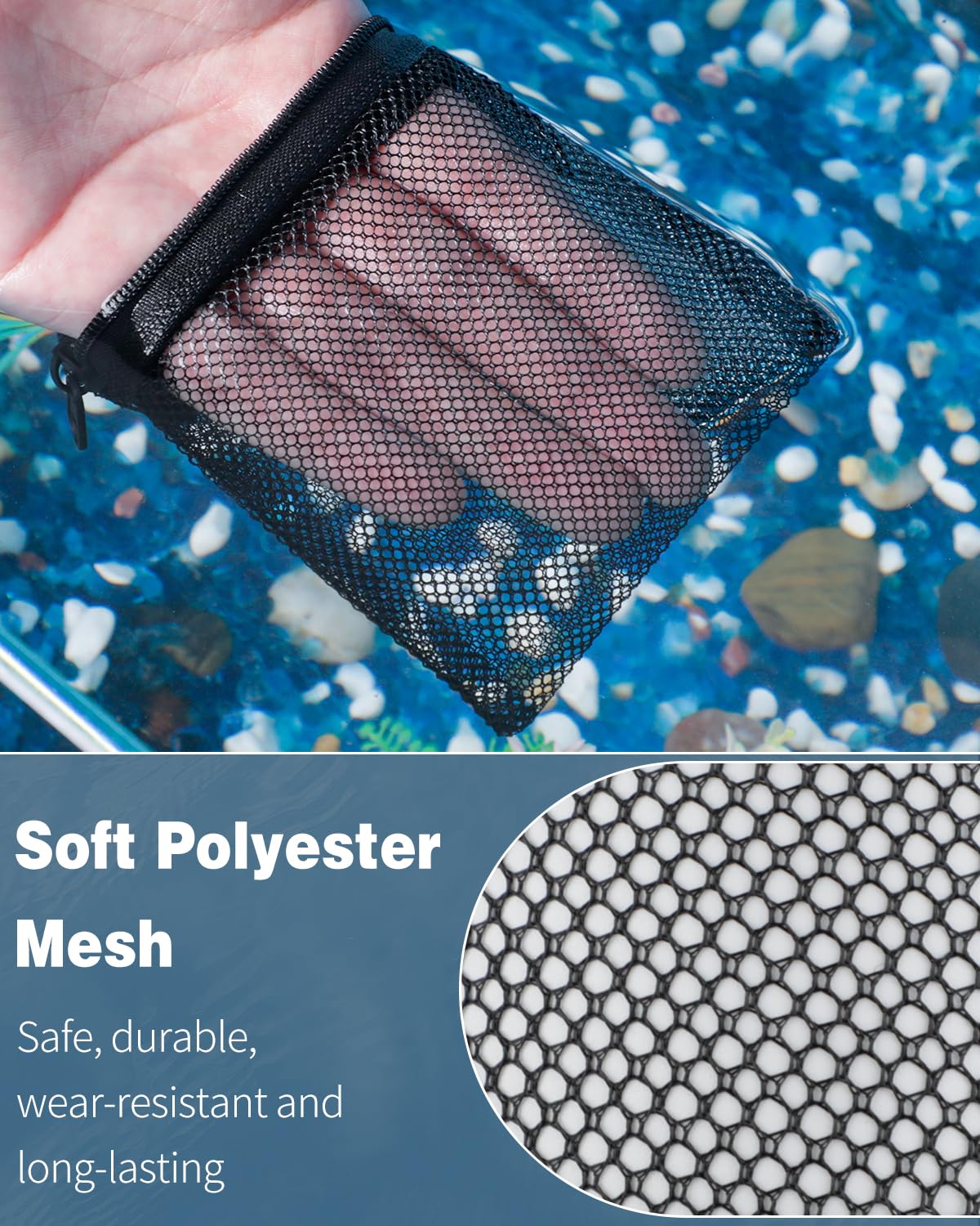 Pawfly durable polyester mesh bag closeup for long-lasting use