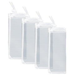 Pawfly four-pack filter bags closeup nylon mesh for durable filtration.