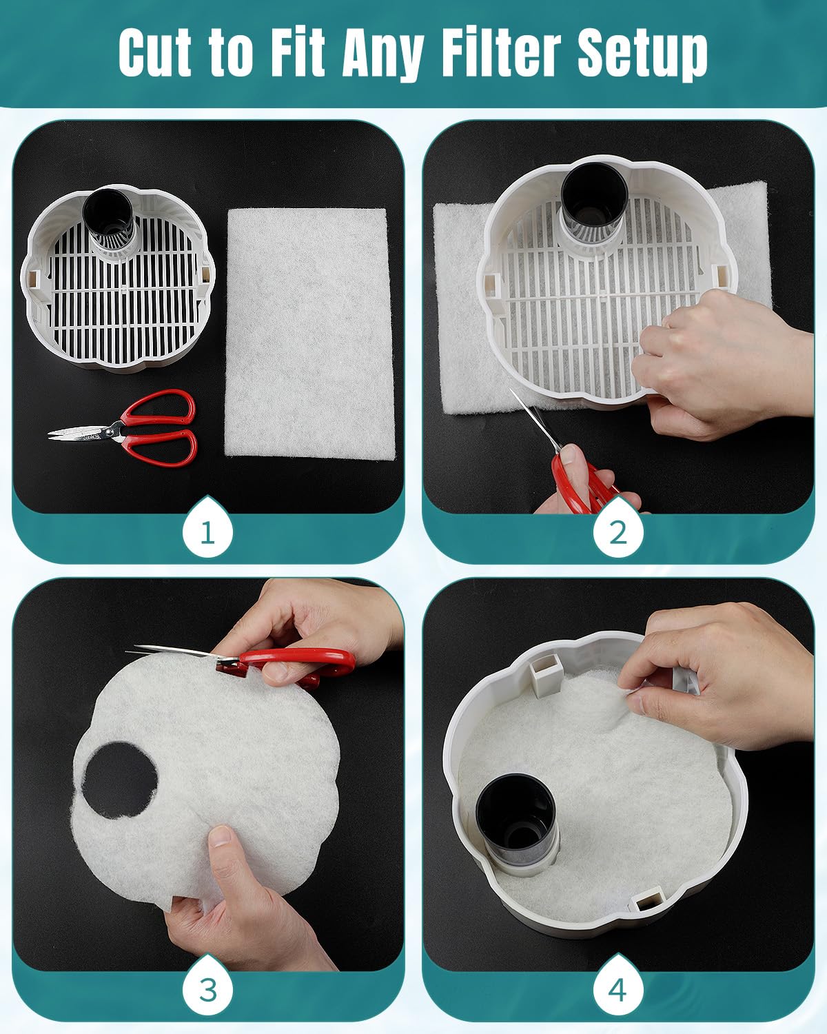 Pawfly freshwater and saltwater-friendly pad for tanks and ponds