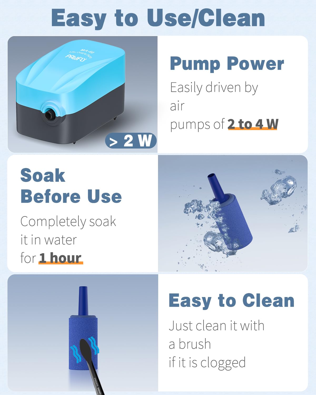 Pawfly mineral-material air stone closeup