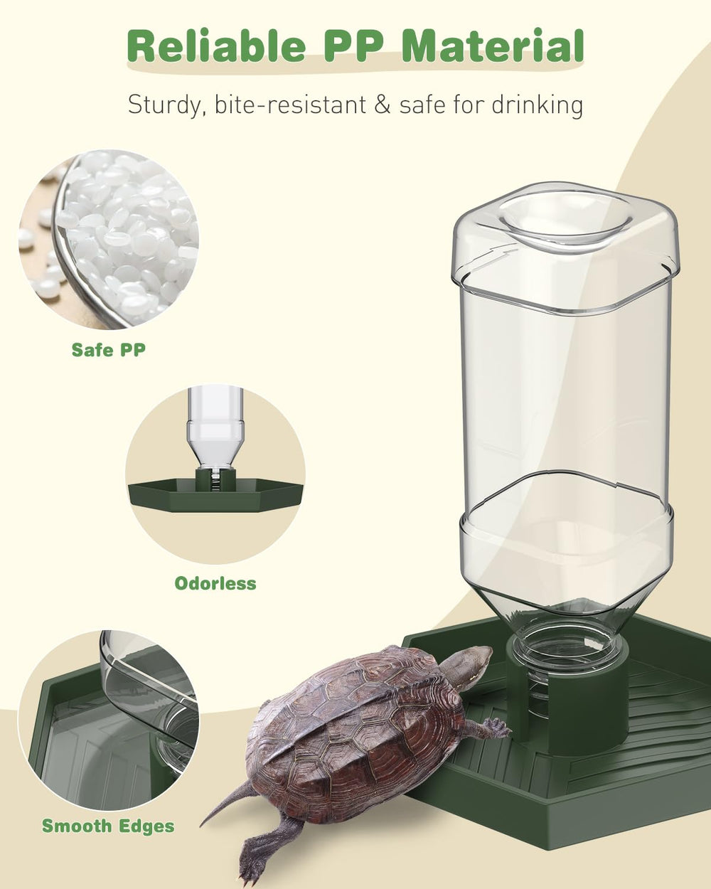 Pawfly PP material close-up emphasizes durable, bite-resistant construction