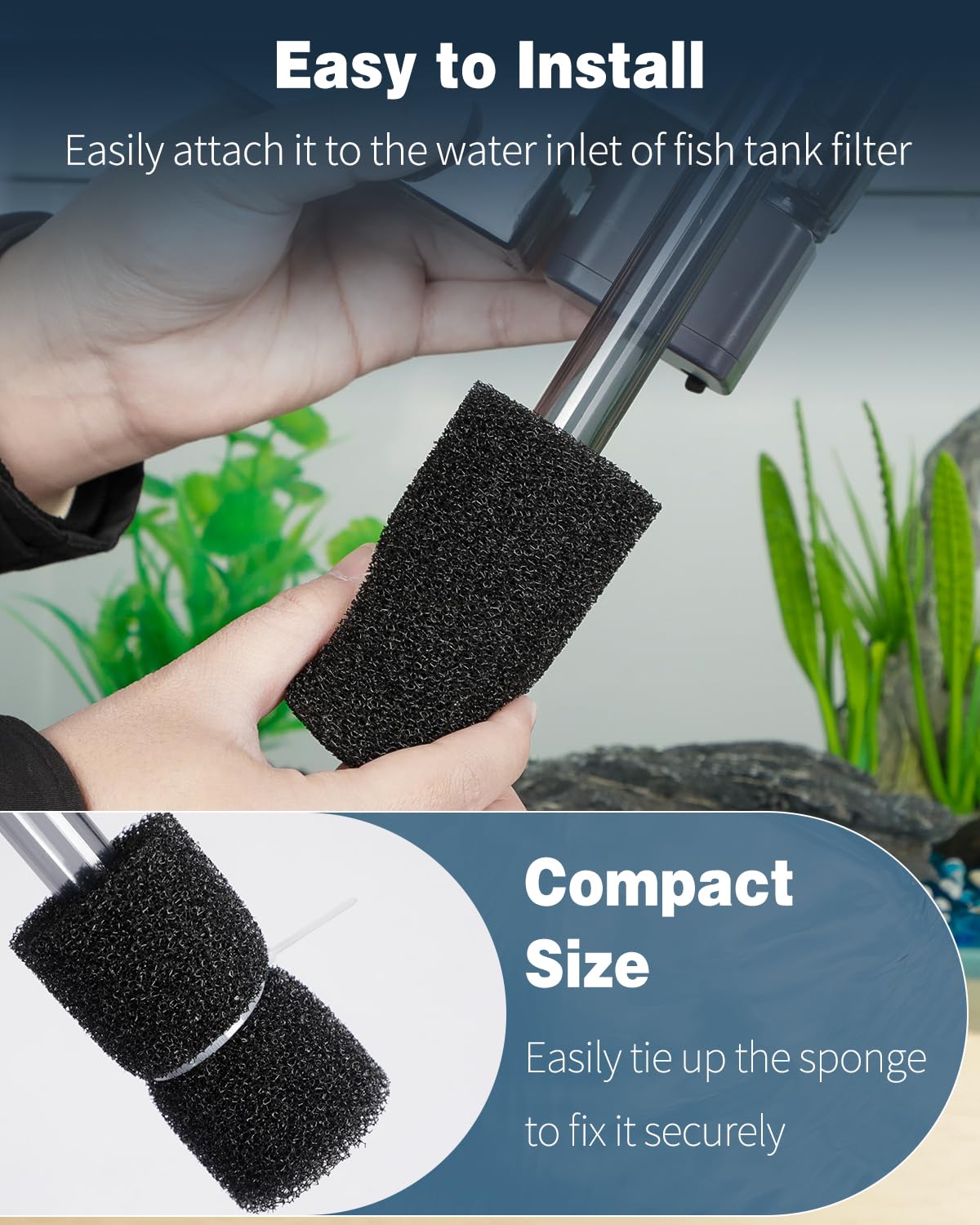 Pawfly replacement sponge makes installation quick and easy