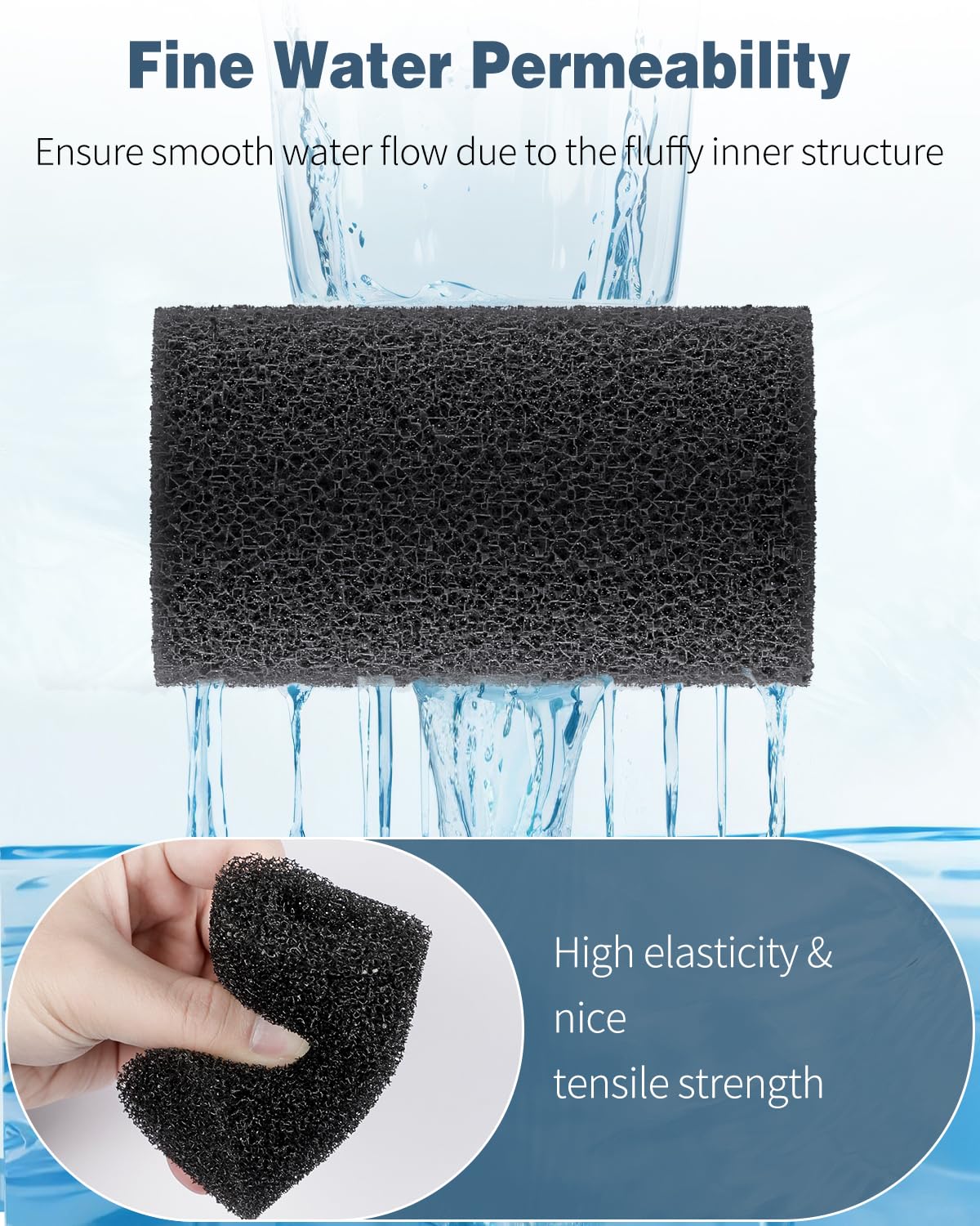 Pawfly sponge compatible with freshwater and marine tanks