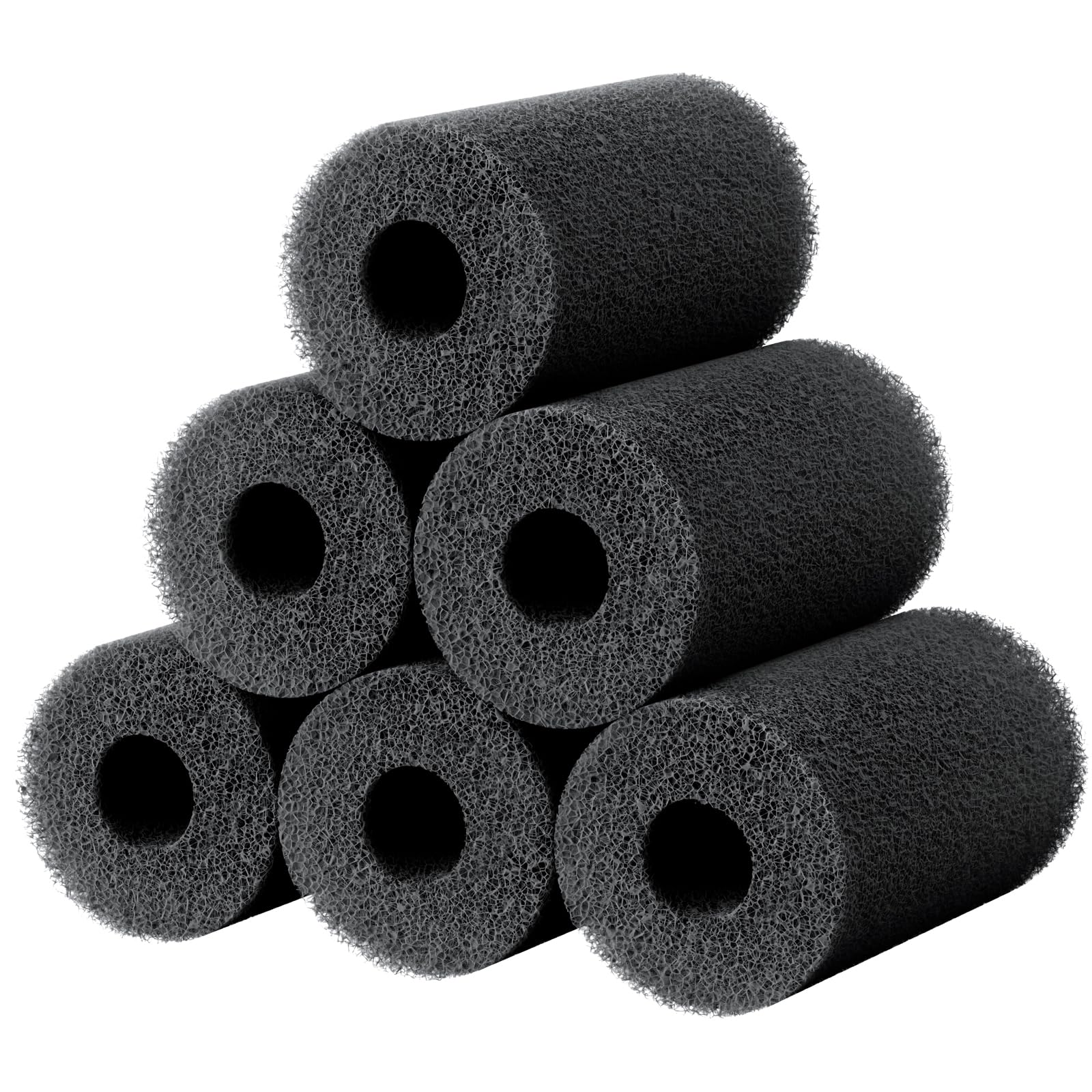 Pawfly pre-filter sponge with 0.83-inch hole for gentle intake protection