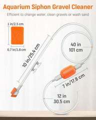 Pawfly protective-cover on siphon protects fry and shrimp