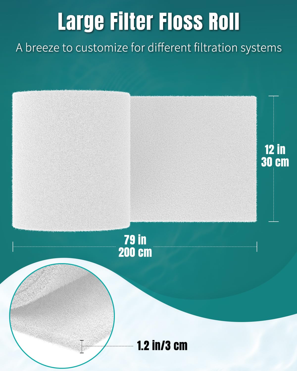 Pawfly safe polyester filter media minimizes shedding in tanks
