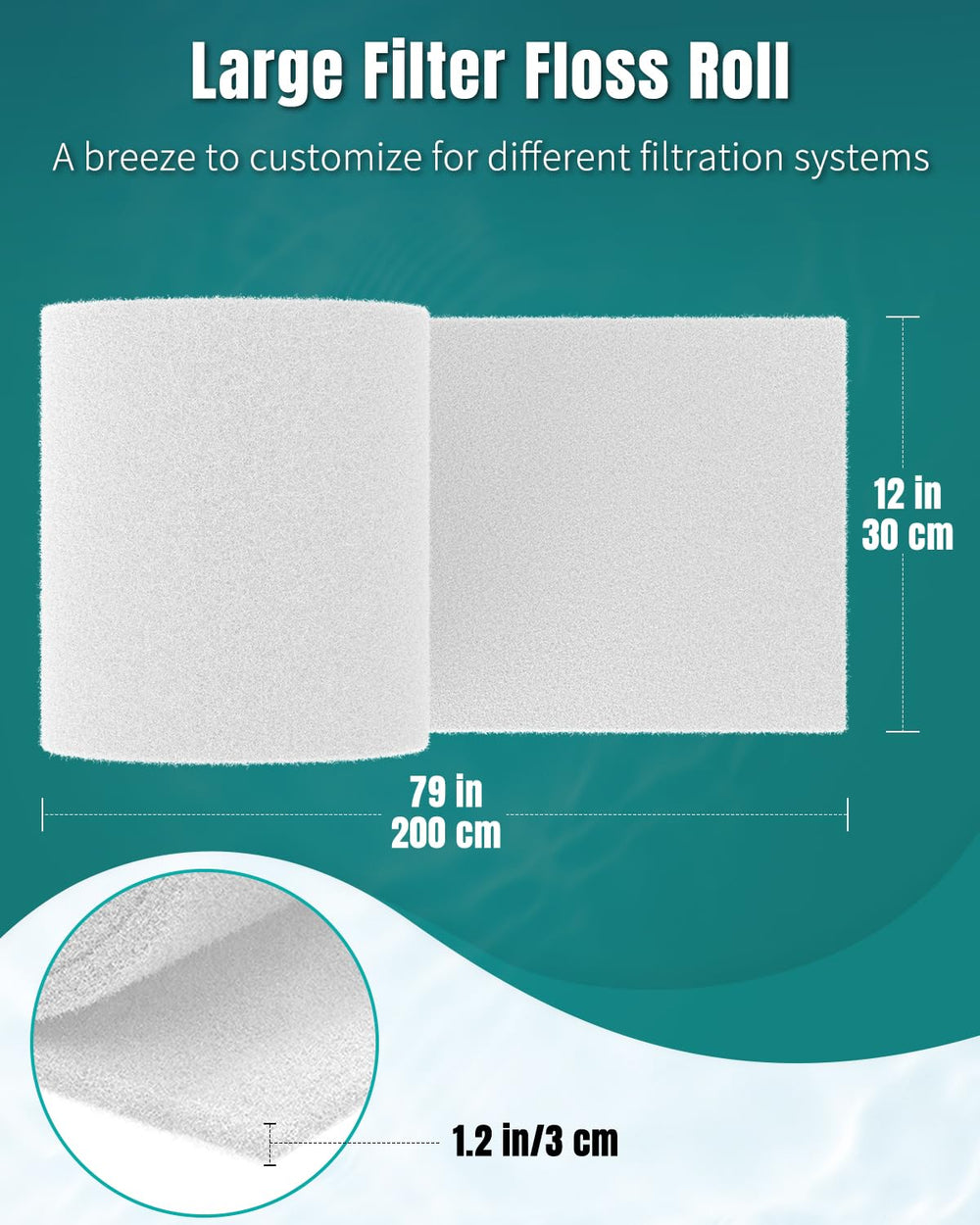 Pawfly safe polyester filter media minimizes shedding in tanks