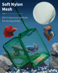 Pawfly soft nylon mesh minimizes injuries during delicate fish transfers