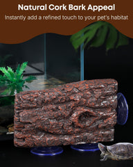 Pawfly Turtle Basking Platform resin-material emphasizes durability and easy cleaning for daily use.