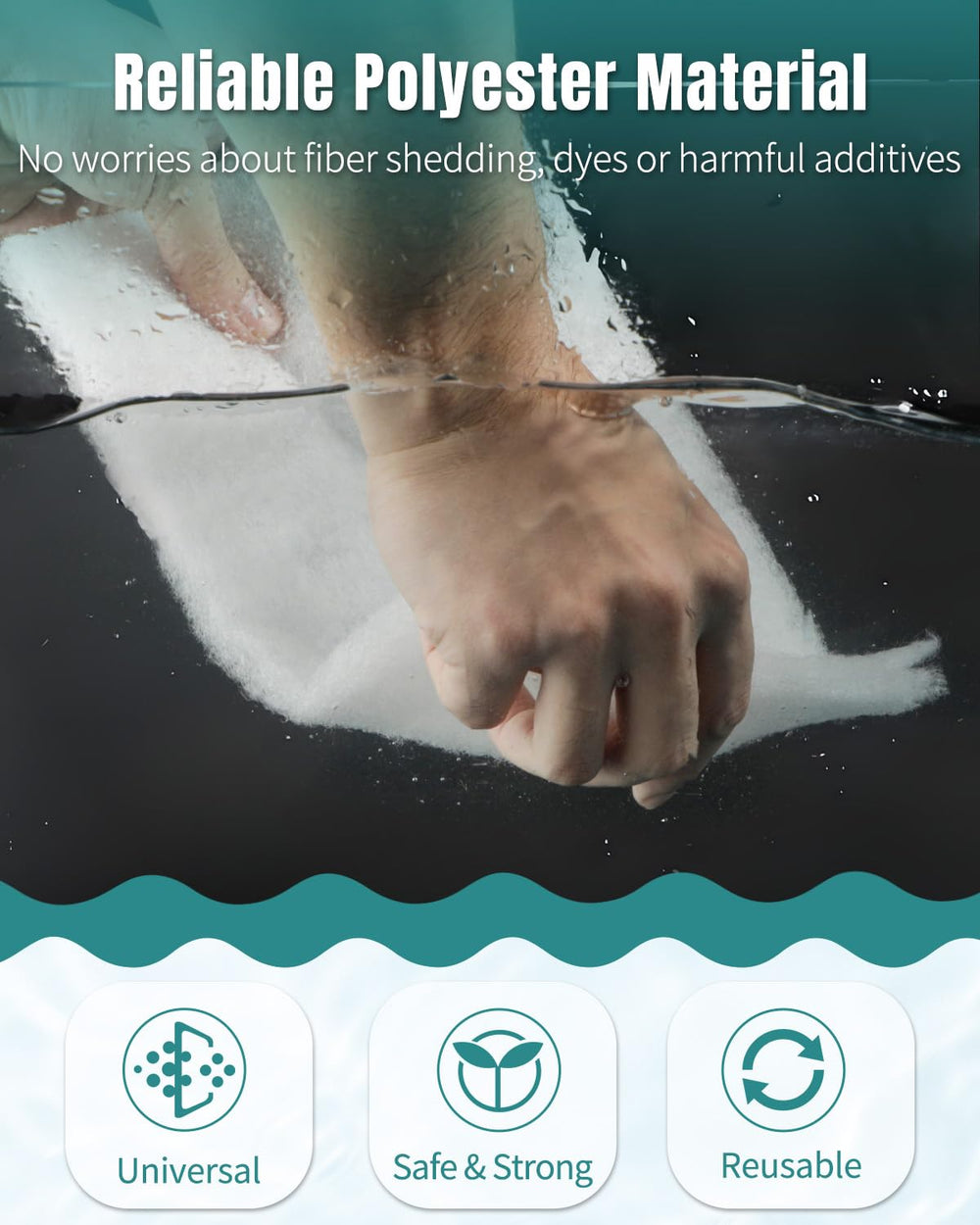 Pawfly wide-application filter media fits canister and power filters