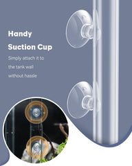 Pawfly wide inlet aids fast, even distribution of sinking food.