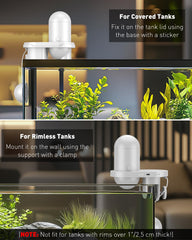 Pawfly WiFi automatic fish feeder lid attachment for secure, reliable operation