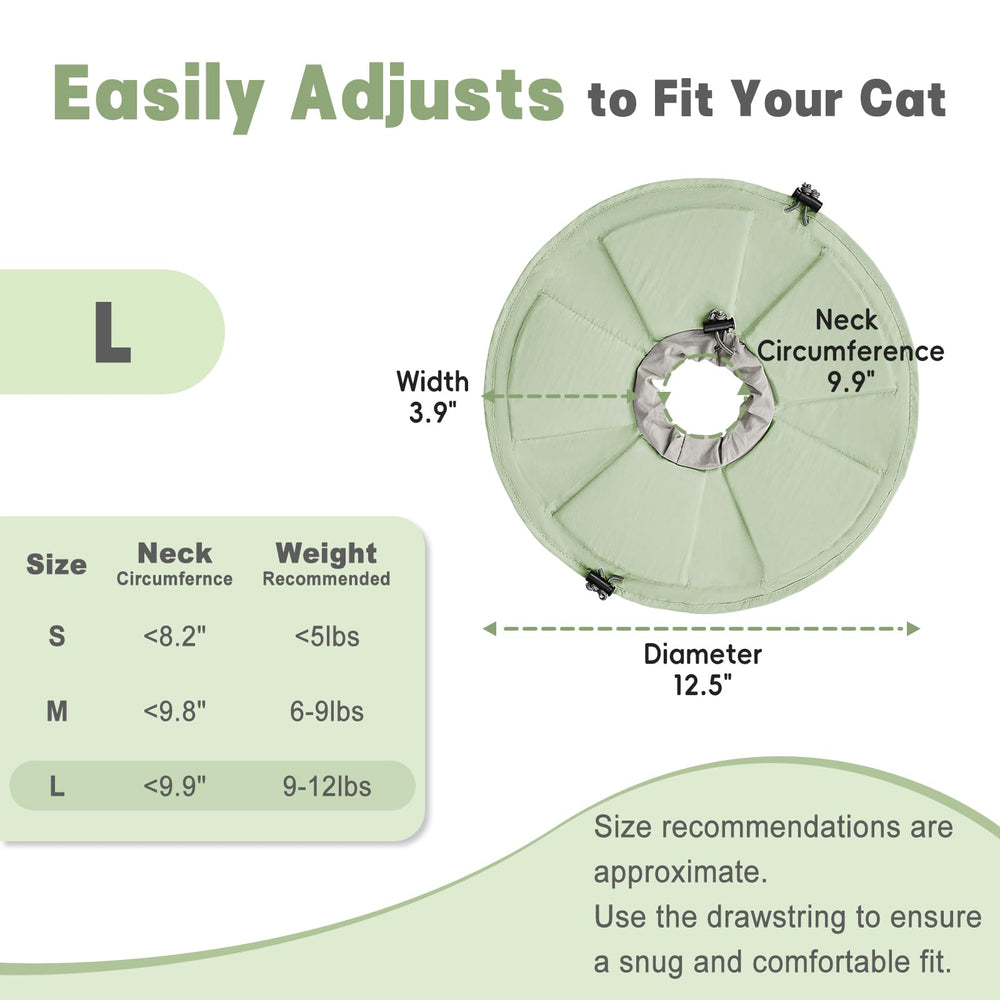 Pawfun cat cone soft after-grooming protection supports everyday activities.
