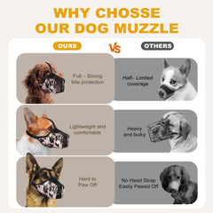 Pawfun Mesh Dog Muzzle in pink demonstrates comfortable, everyday wear.