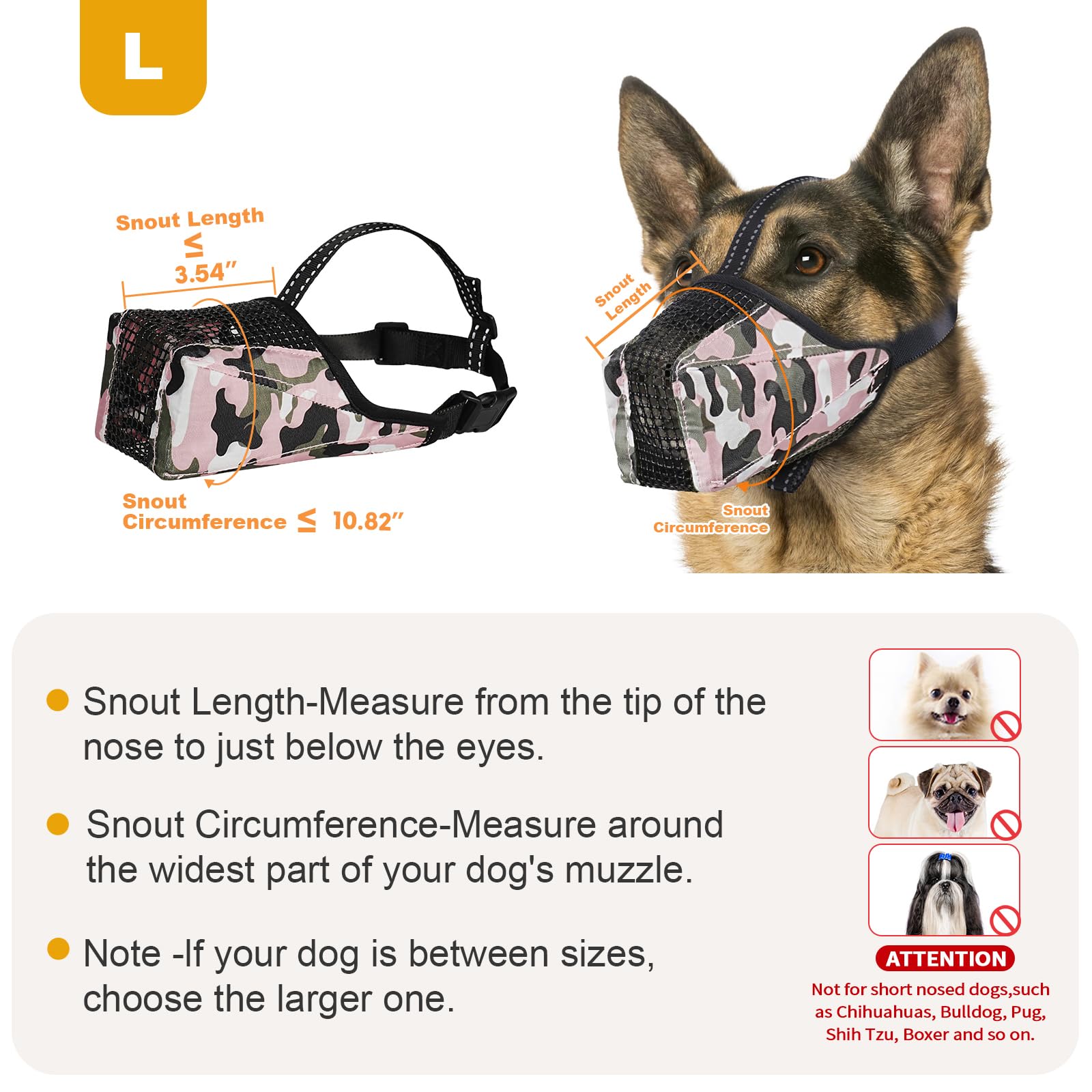 Pawfun Mesh Dog Muzzle ideal for vet visits and grooming sessions.