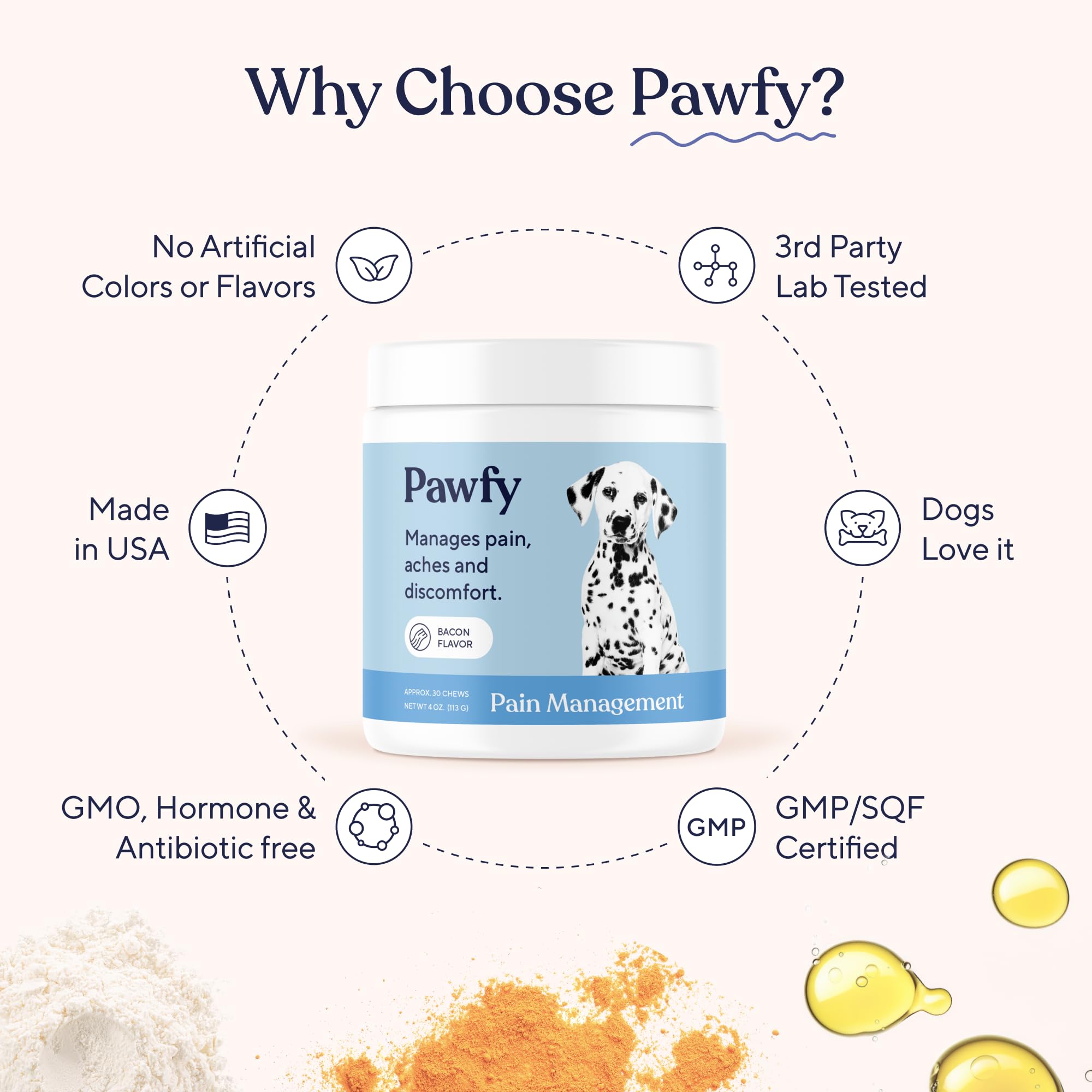 Pawfy packaging box communicates non-prescription convenience for busy households