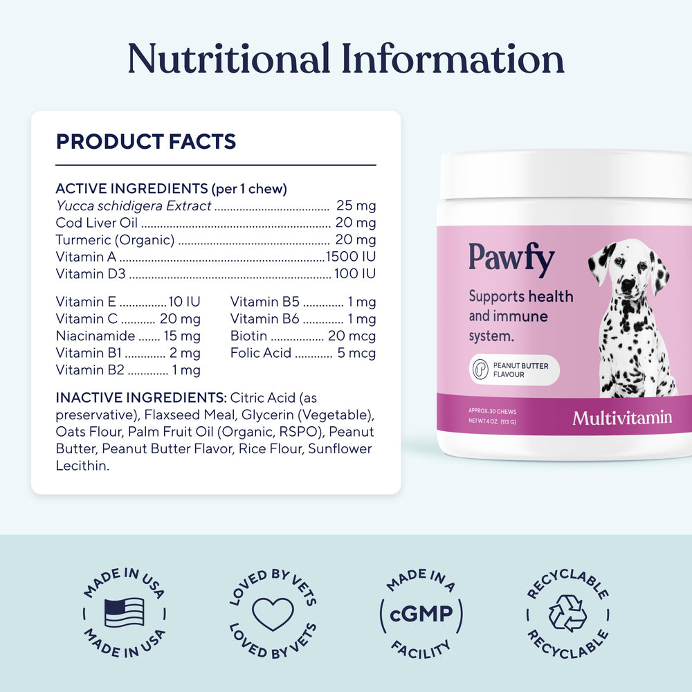 Pawfy puppy growth chews emphasize strong bones and healthy muscles.