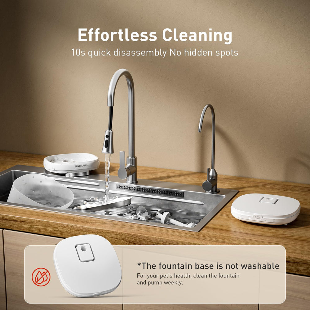 PAWGETHER filter indicator close-up prompts timely replacement for clean water.