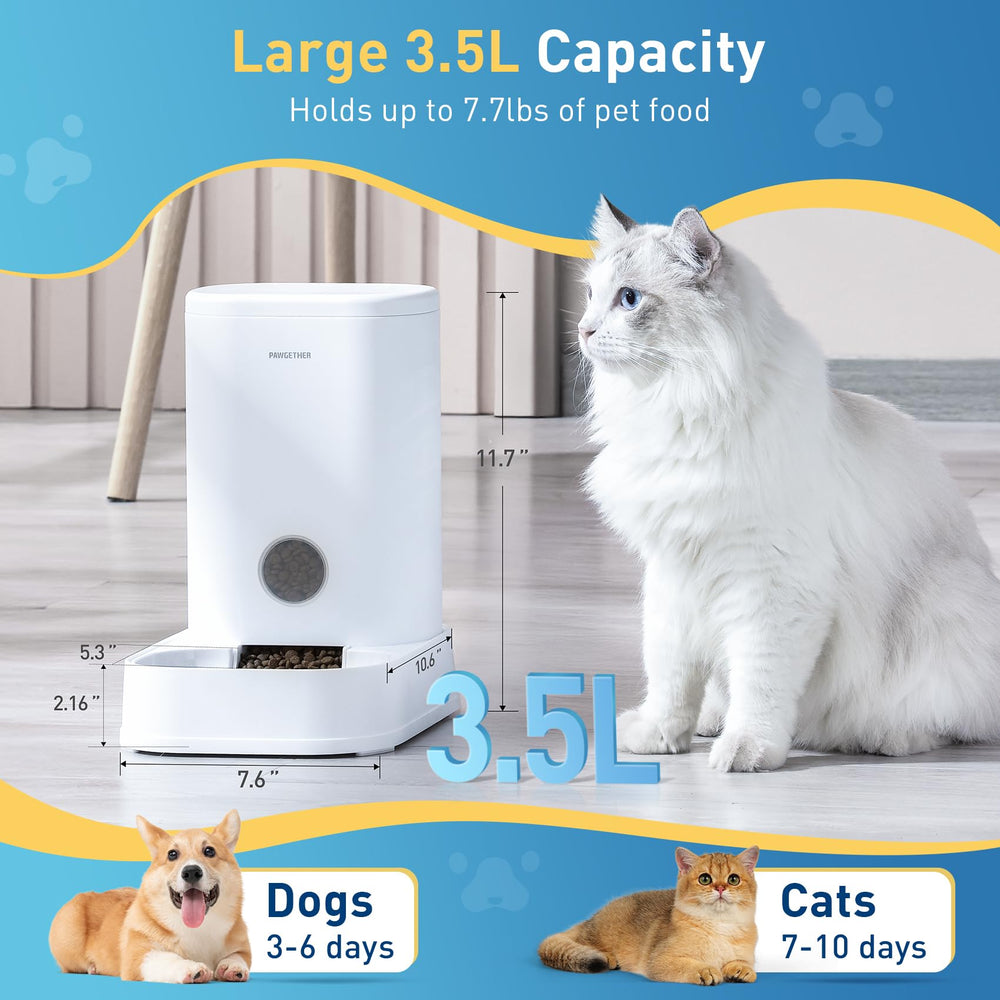 PAWGETHER Gravity Feeder easy-clean disassembly for hygiene and maintenance.