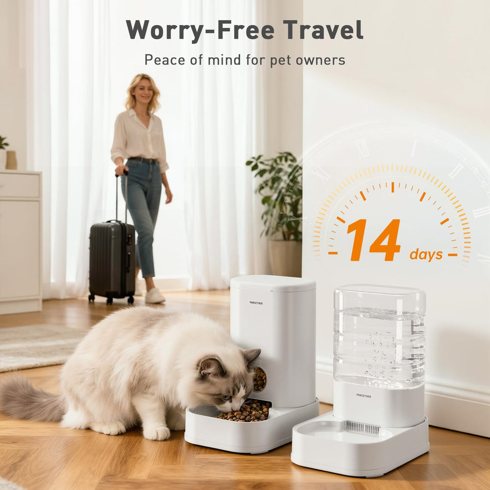 PAWGETHER magnetic piston water dispenser shows leak-proof, rust-resistant design