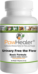 PawHealer bottle and powder for dogs, easy urinary support