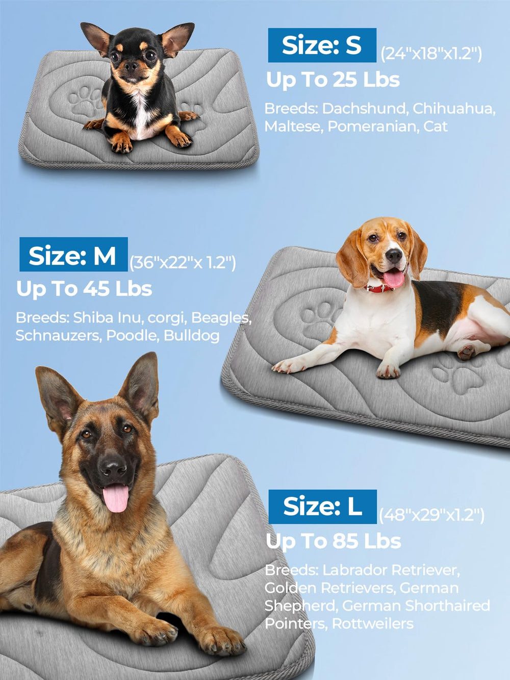 Pawhoo dog cooling mat 3D mesh layer detail boosts airflow