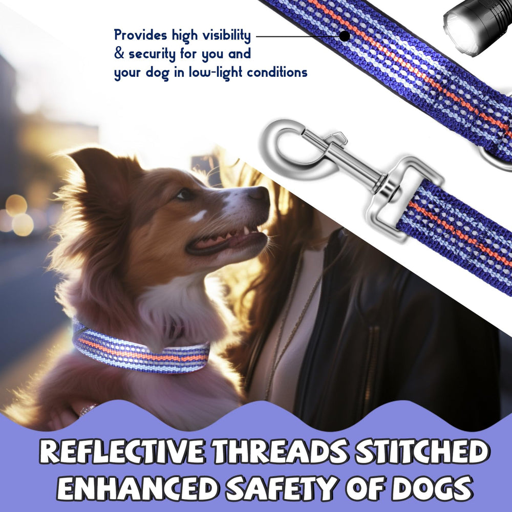 PawHuggies 360° rotating clasp reduces leash twists during walks