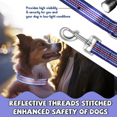 PawHuggies 360° rotating clasp reduces leash twists during walks